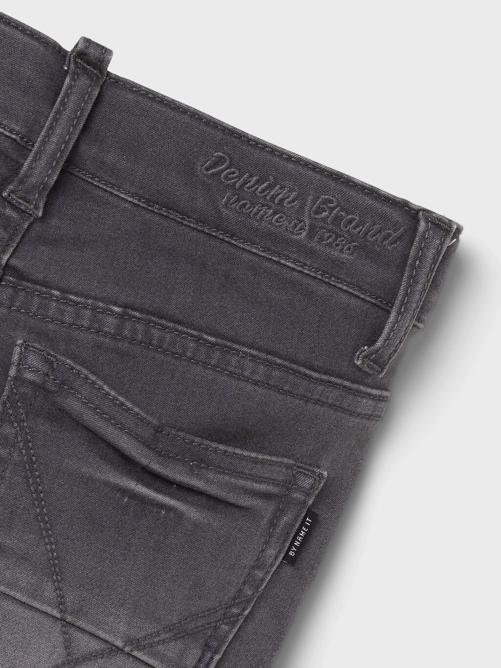 Джинсы Skinny Fit NKMTHEO PANT Name it, цвет grey denim — фото 4