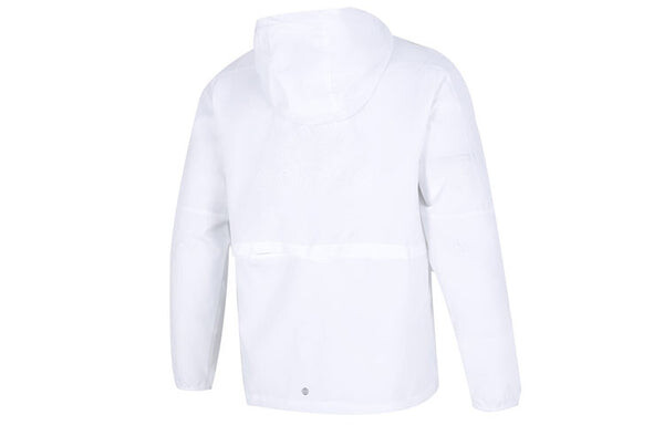 Куртка Men's adidas Mh Lite Wvjkt Athleisure Casual Sports Hooded Solid Color Woven White Jacket, белый — фото 2