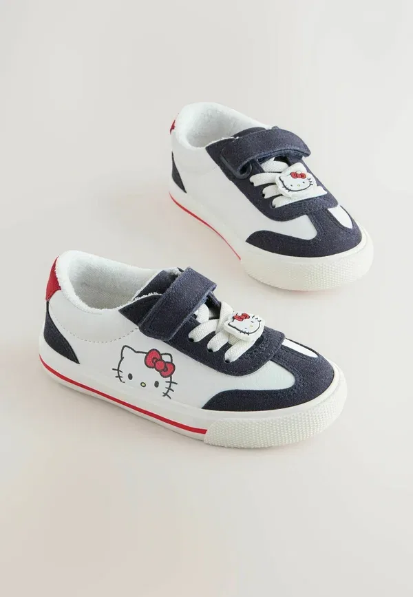 Кроссовки Regular fit Hello Kitty Touch Fastening Elastic Lace Trainers Next, белый черный — фото 2