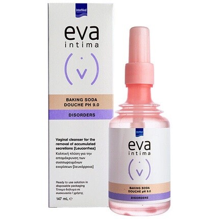 

Eva Douche Очищающее средство для влагалища с пищевой содой от скопившихся выделений 147 мл Intermed