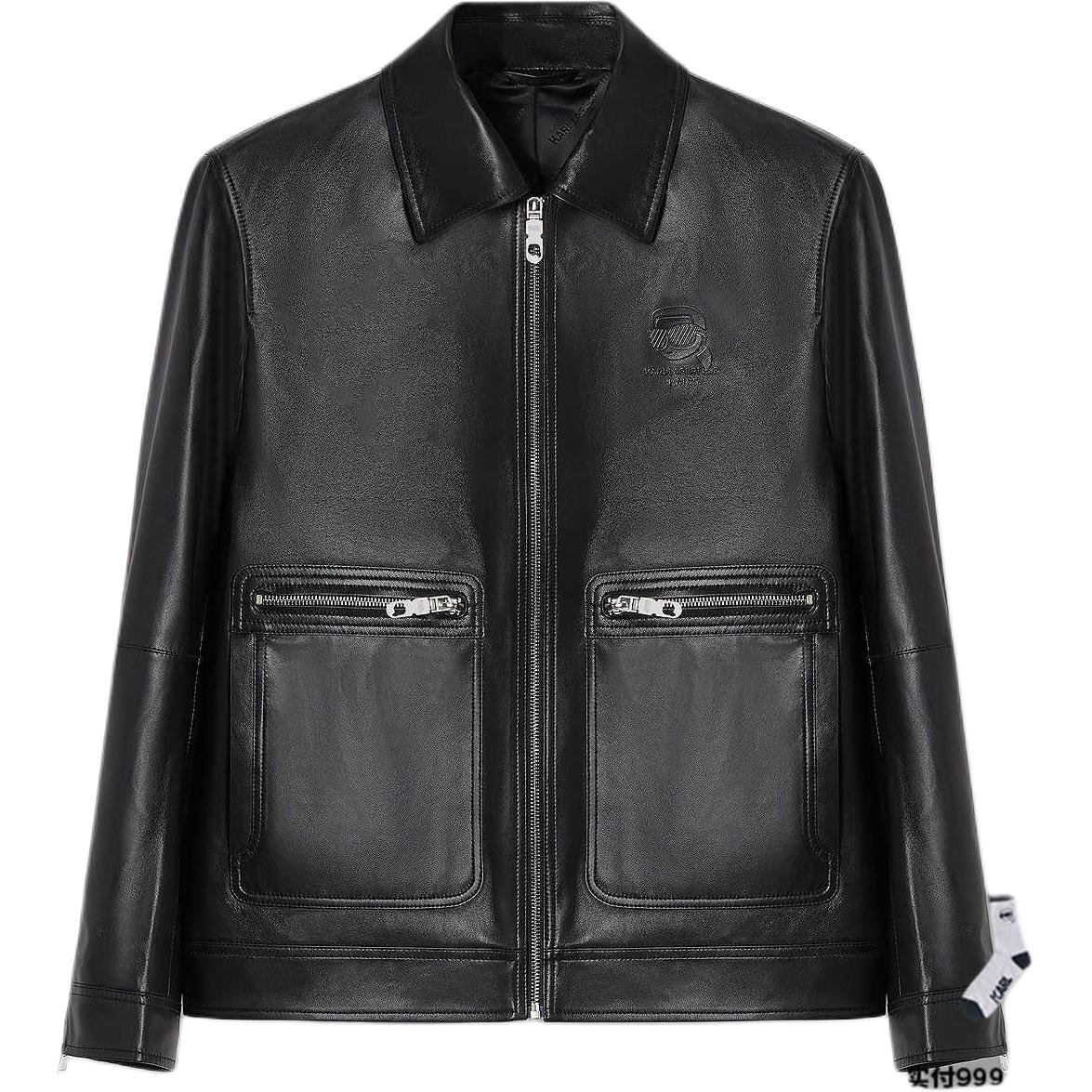 

KARL LAGERFELD / Karl Lagerfeld Jeans Кожаная куртка KARL LAGERFELD, Black