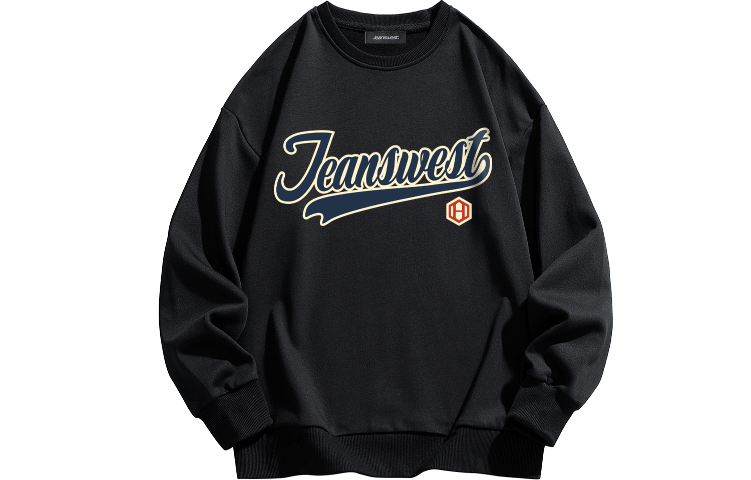 

Свитшот унисекс JEANSWEST, бежево-желтый