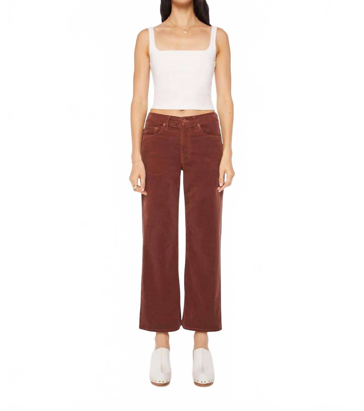 

Джинсы Maven Mid Rise Ankle Hopscotch Jeans в ацтекском стиле Mother, aztec