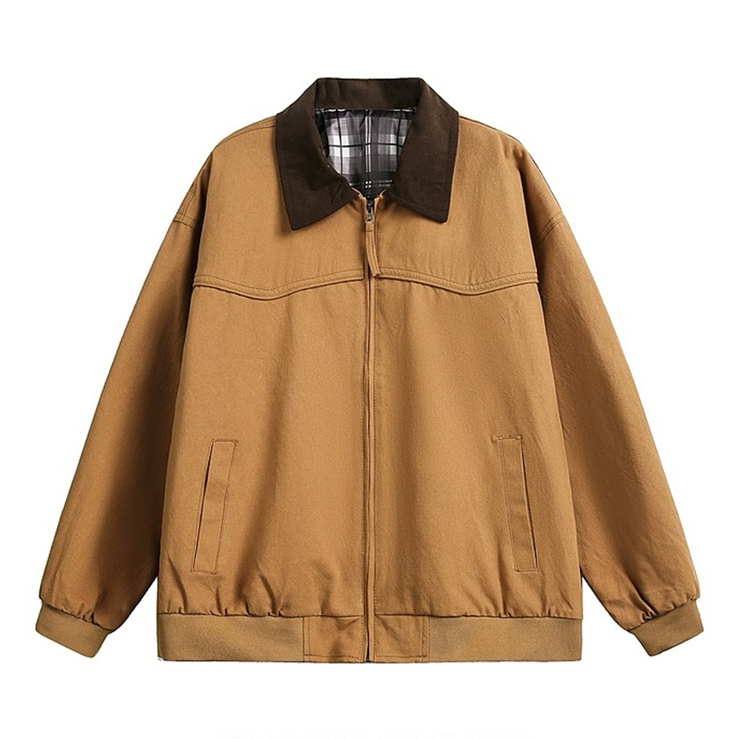 

Куртка Unisex Lapel Moderate VanCamel, темно-хаки[padded and thickened style]