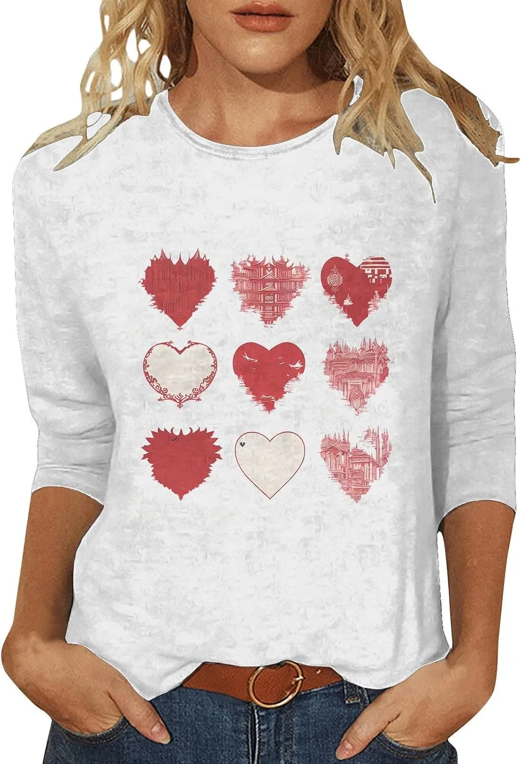 Блуза с коротким рукавом, женская, Casual Beach Tops, темно-синий