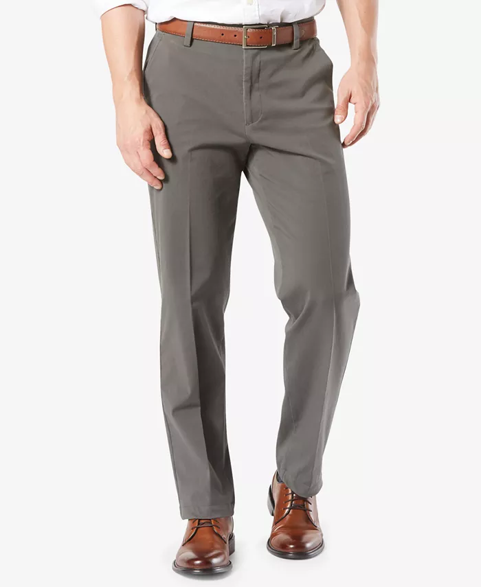

Мужские рабочие брюки Workday Smart 360 Flex Classic Fit Khaki Stretch Dockers, серый