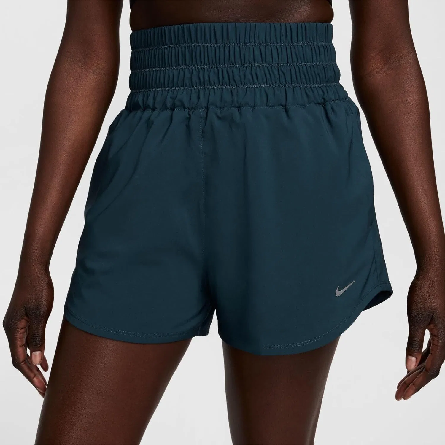 Шорты для бедра Dri-FIT Nike, цвет Armory Navy/Reflective Silver — фото 3