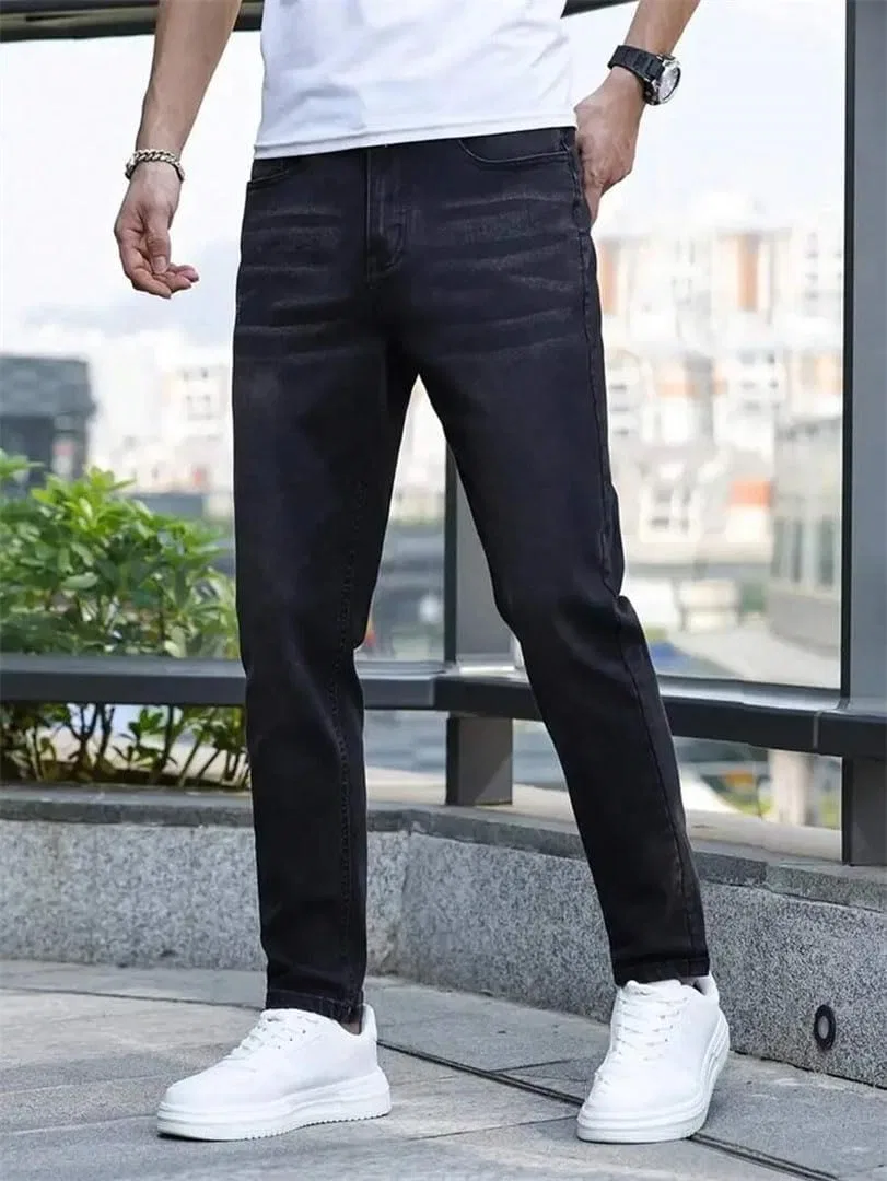 Джинсы Slim Stretch Jeans, Black — фото 3