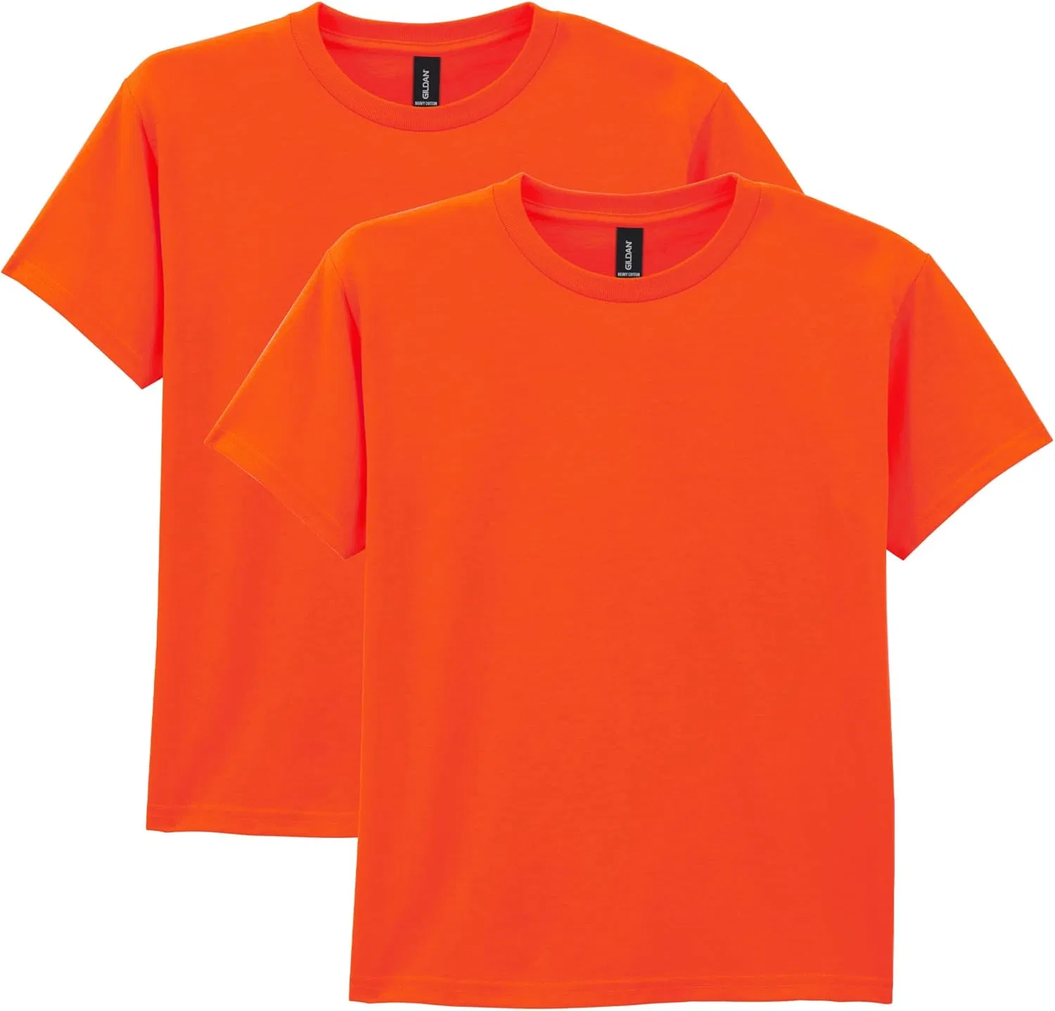 Футболка хлопковая Gildan, 2 шт., Orange