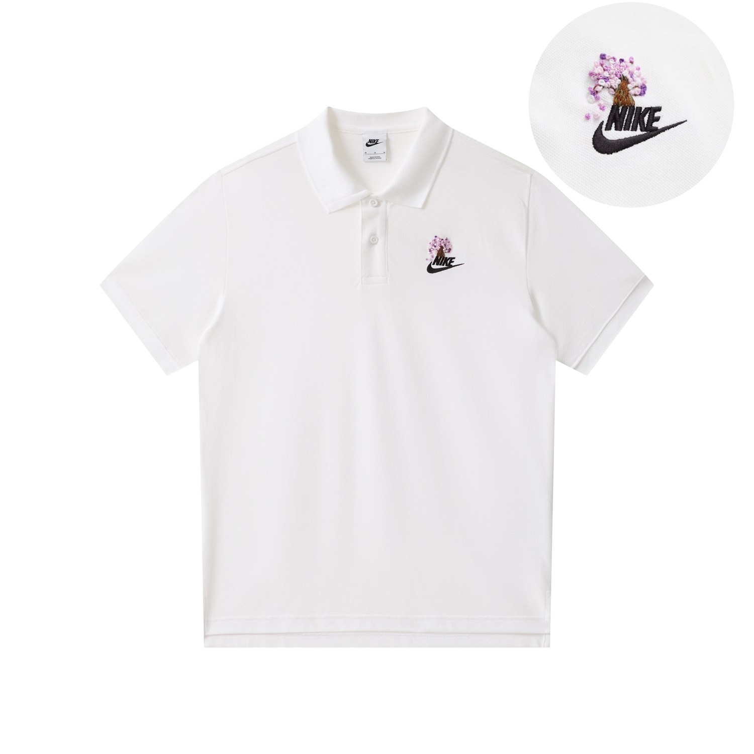 

Dri Fit Swoosh 1 поло Unisex Nike, белый