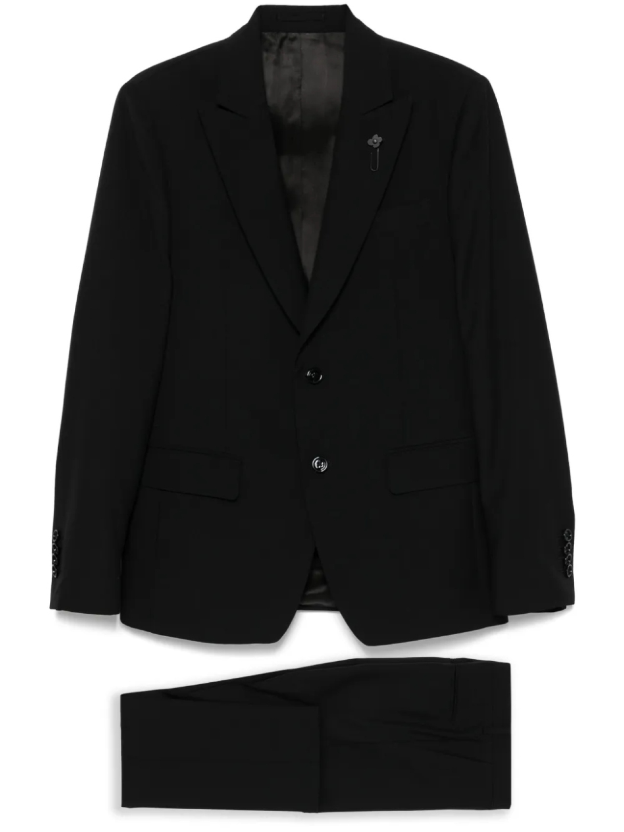 

Шерстяной костюм Lardini, черный