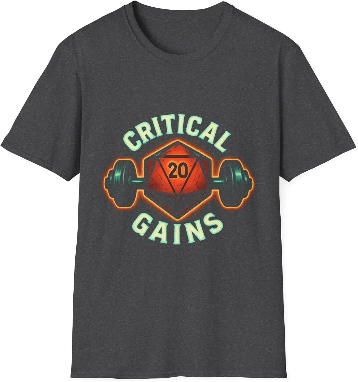 Футболка Critical Gains с юмором для фитнеса