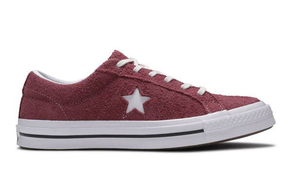 Кроссовки one star ox 'deep bordeaux' Converse, красный — фото 2