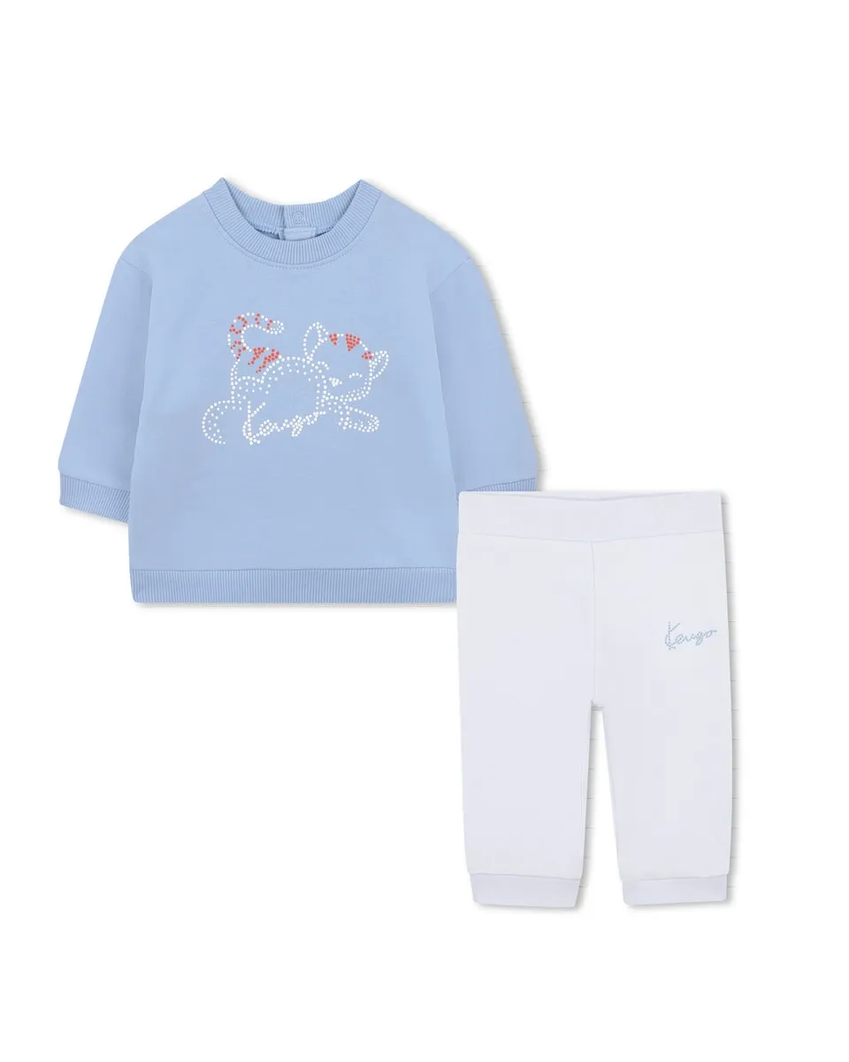 

Набор для новорожденного голубого цвета из хлопка Kenzo Kids