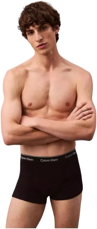 Комплект из 5 пар трусов-боксеров Calvin Klein, разноцветные, 100% хлопок, классическая посадка для мужчин, Multicolored — фото 2