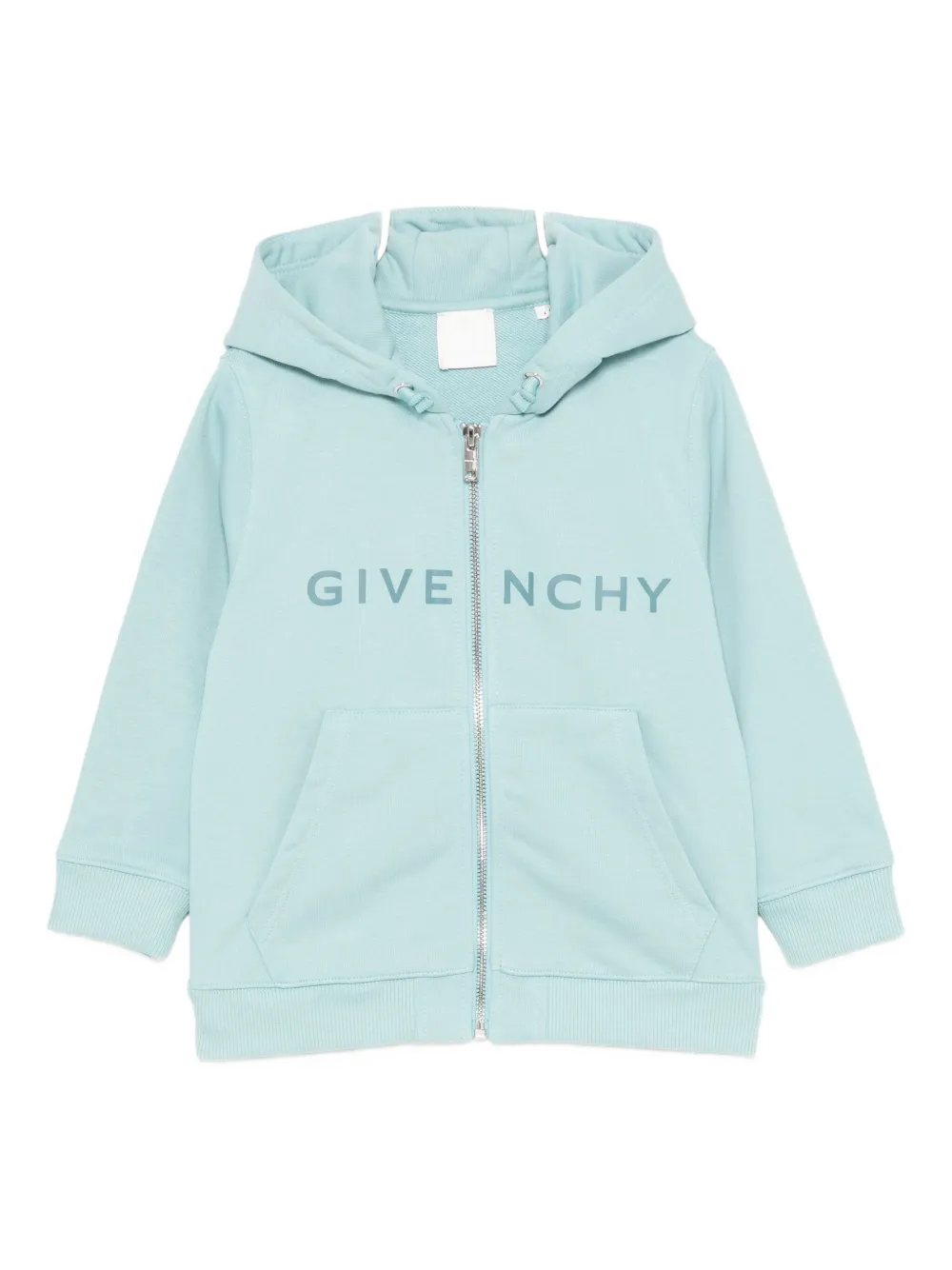 

Худи с принтом логотипа Givenchy Kids, синий