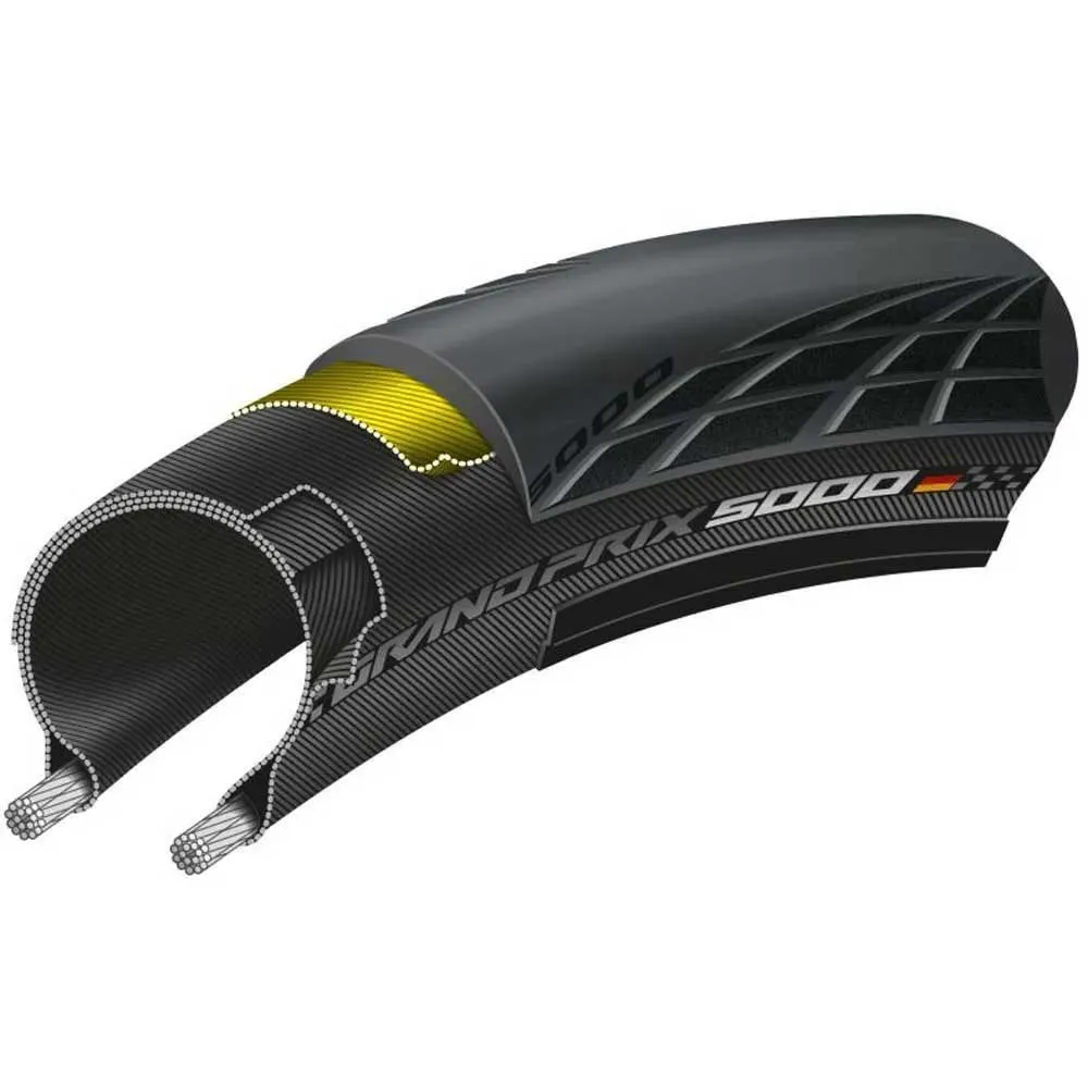 

Дорожная шина Continental Grand Prix 5000 650B x 28, серый