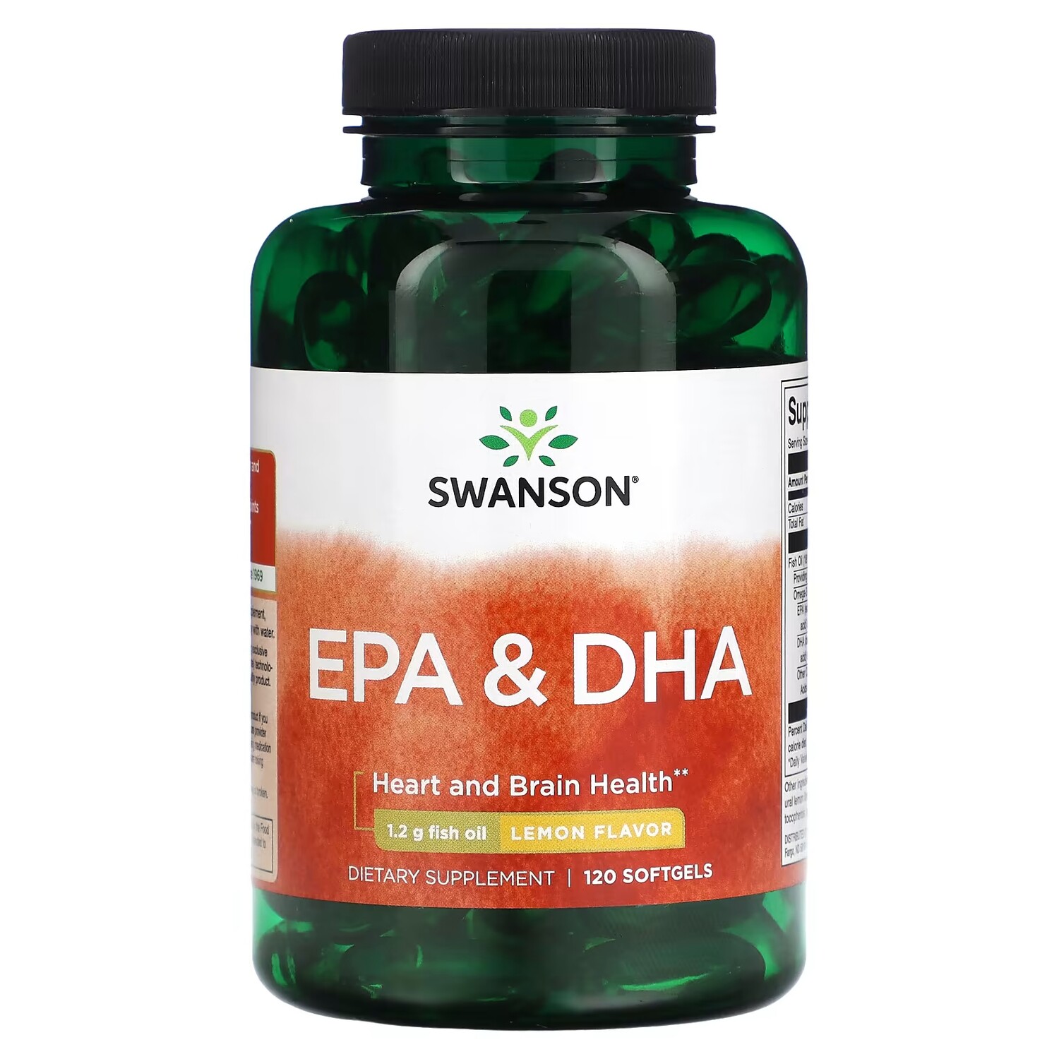 

Добавка Swanson EPA и DHA с лимоном, 120 мягких таблеток