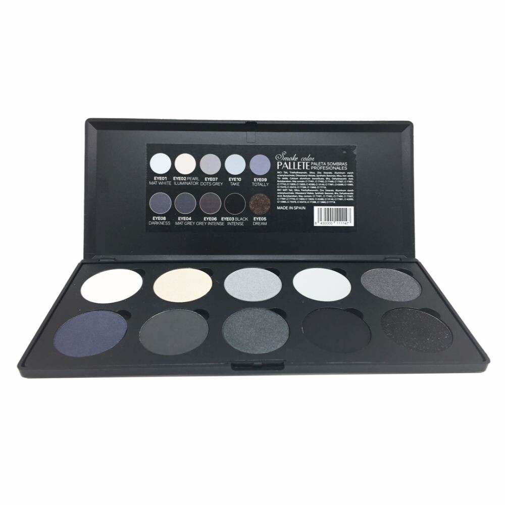 

Тени для век Paleta 10 Sombras Perssonal, цвет smoke