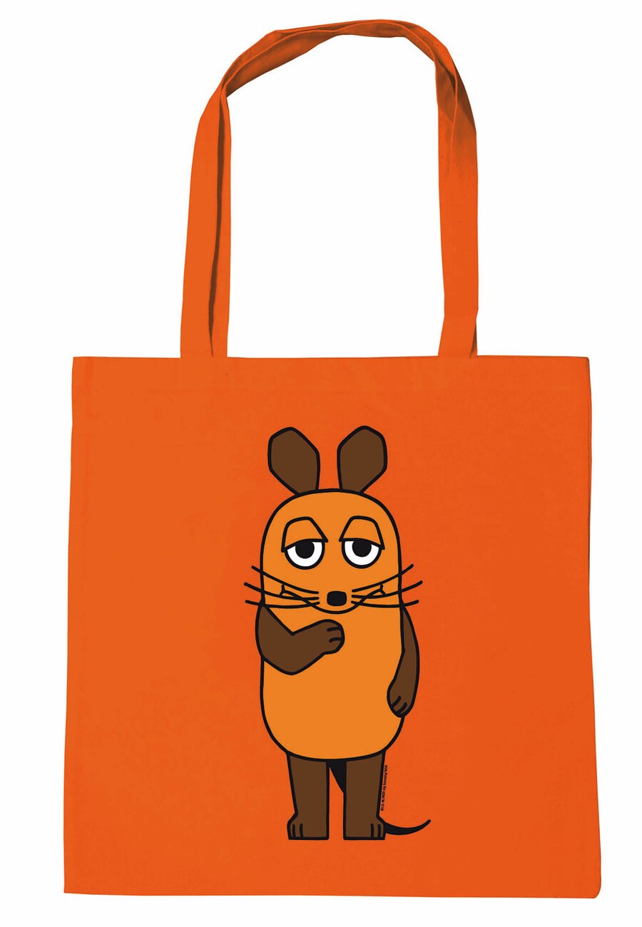 

Сумка-шоппер LOGOSHIRT Die Sendung mit der Maus, оранжевый