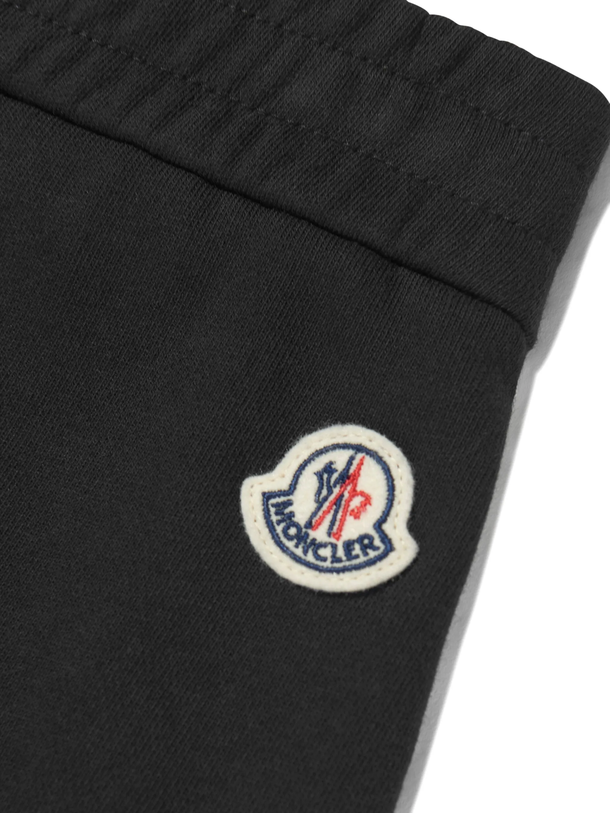 Спортивные брюки с лампасами Moncler Enfant, черный — фото 4