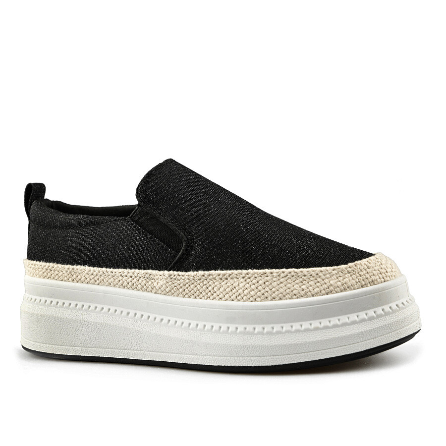 

Женская черная повседневная обувь на платформе Tendenz, Черный, Женская черная повседневная обувь на платформе Tendenz