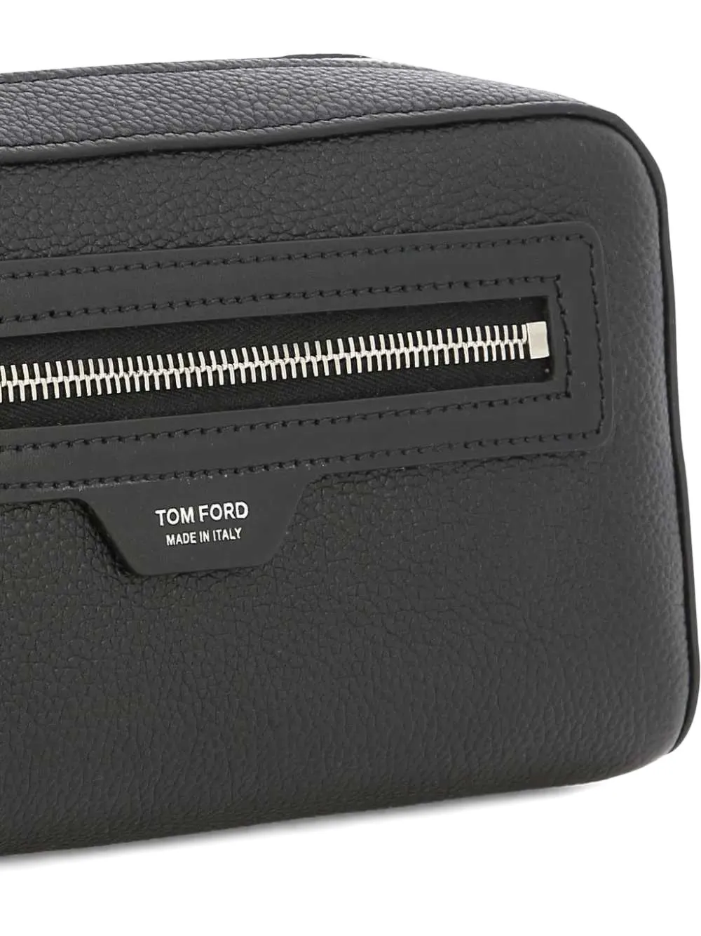 Косметичка с логотипом и застежкой-молнией Tom Ford, черный — фото 4