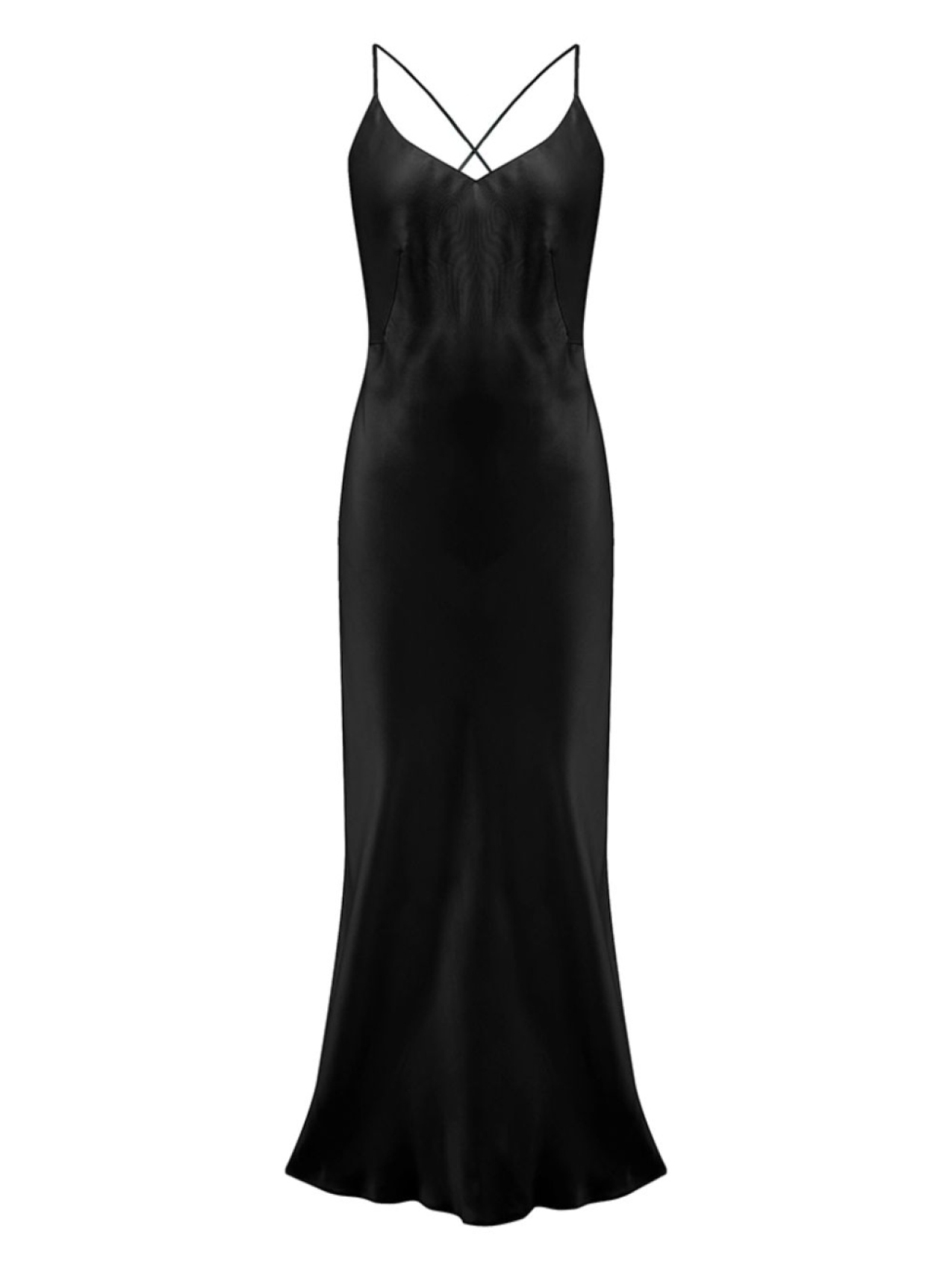 

Fleur Of England шелковое платье-комбинация, черный