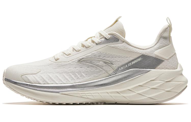 

Кроссовки Anta Cushioning Anti Slip, износостойкие, дышащие, легкие, с низким верхом, с отскоком, мужские, белые, серые