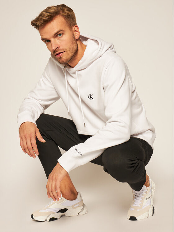 Толстовка обычного кроя Calvin Klein, экрю — фото 2