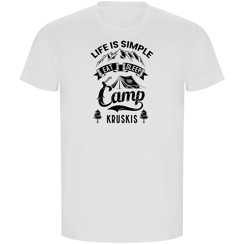 

Футболка с коротким рукавом Kruskis Life Is Simple ECO, белый