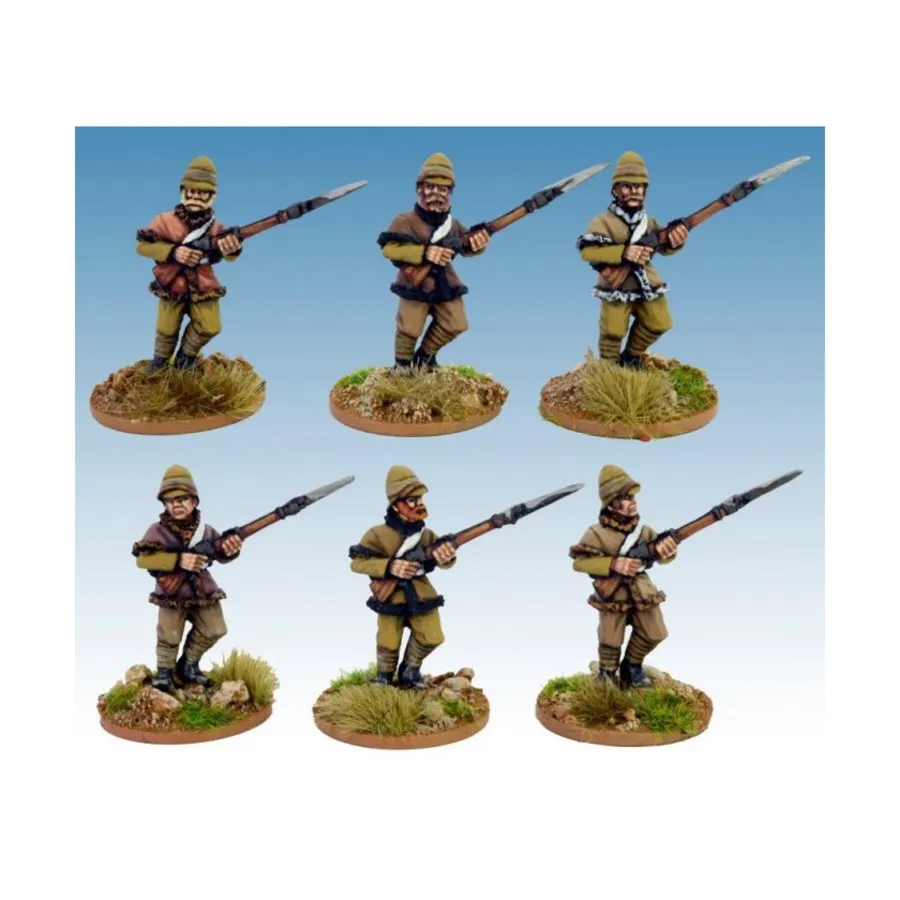 

Британская пехота в Поштенсе наступает, 2nd Afghan War (28mm)