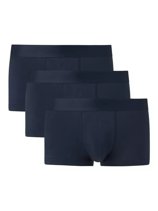 

Трусы John Lewis Organic Cotton Hipster 3 шт, темно-синий