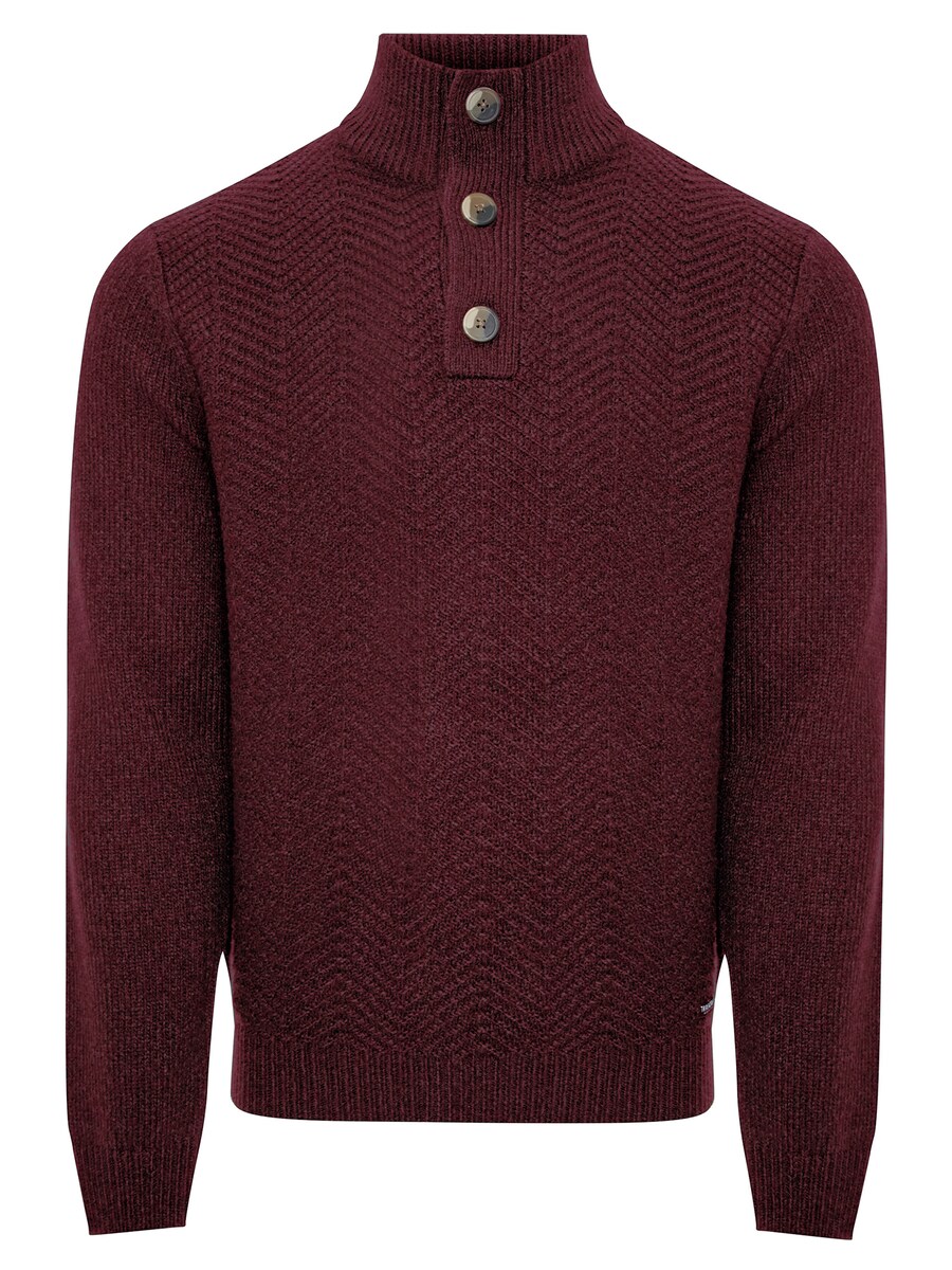 

Свитер Threadbare Maxwell, бордовый