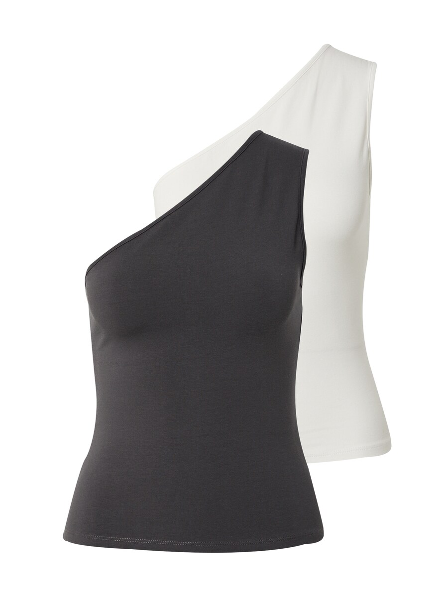 

Топ WEEKDAY Cindy, цвет Dark grey/natural white
