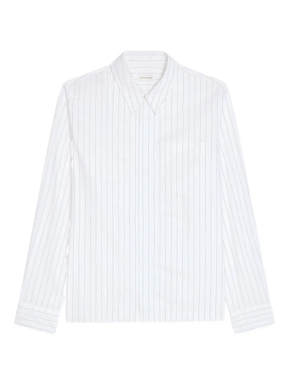 

Рубашка в тонкую полоску DRIES VAN NOTEN, белый