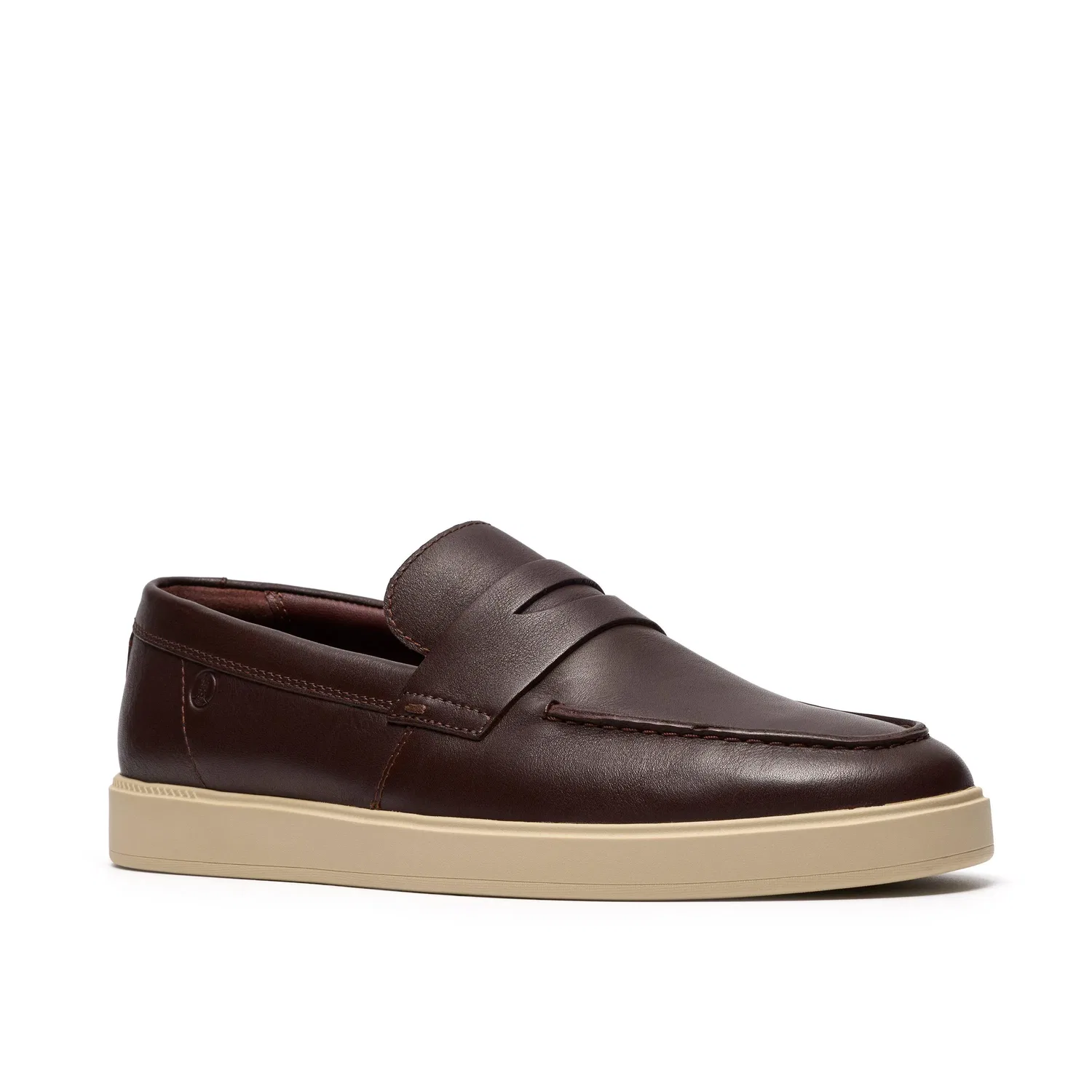 Кожаные лоферы Clarks Lockford Easy, коричневый — фото 4