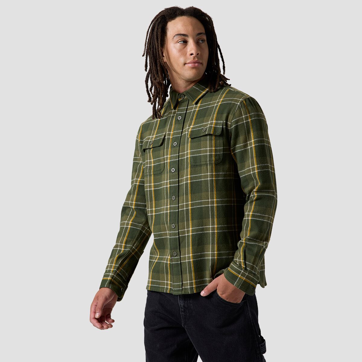 

Рубашка Venture Midweight из фланели Backcountry, цвет climbing ivy drifter plaid