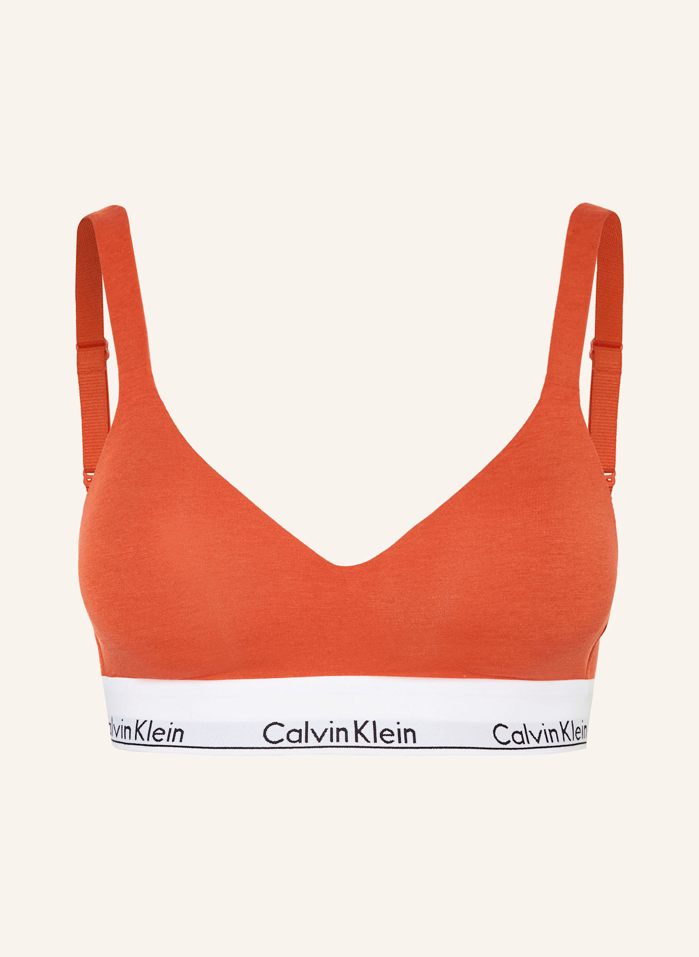 

Бюстгальтер пуш-ап icon хлопок модал Calvin Klein, красный
