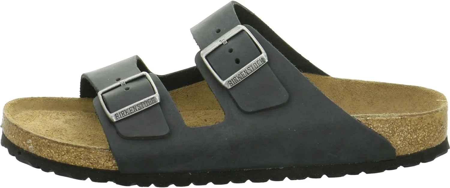 Birkenstock 51061 Взрослый Аризона, унисекс, сабо туфли-лодочки Birko-Flor (обычные), черный — фото 4