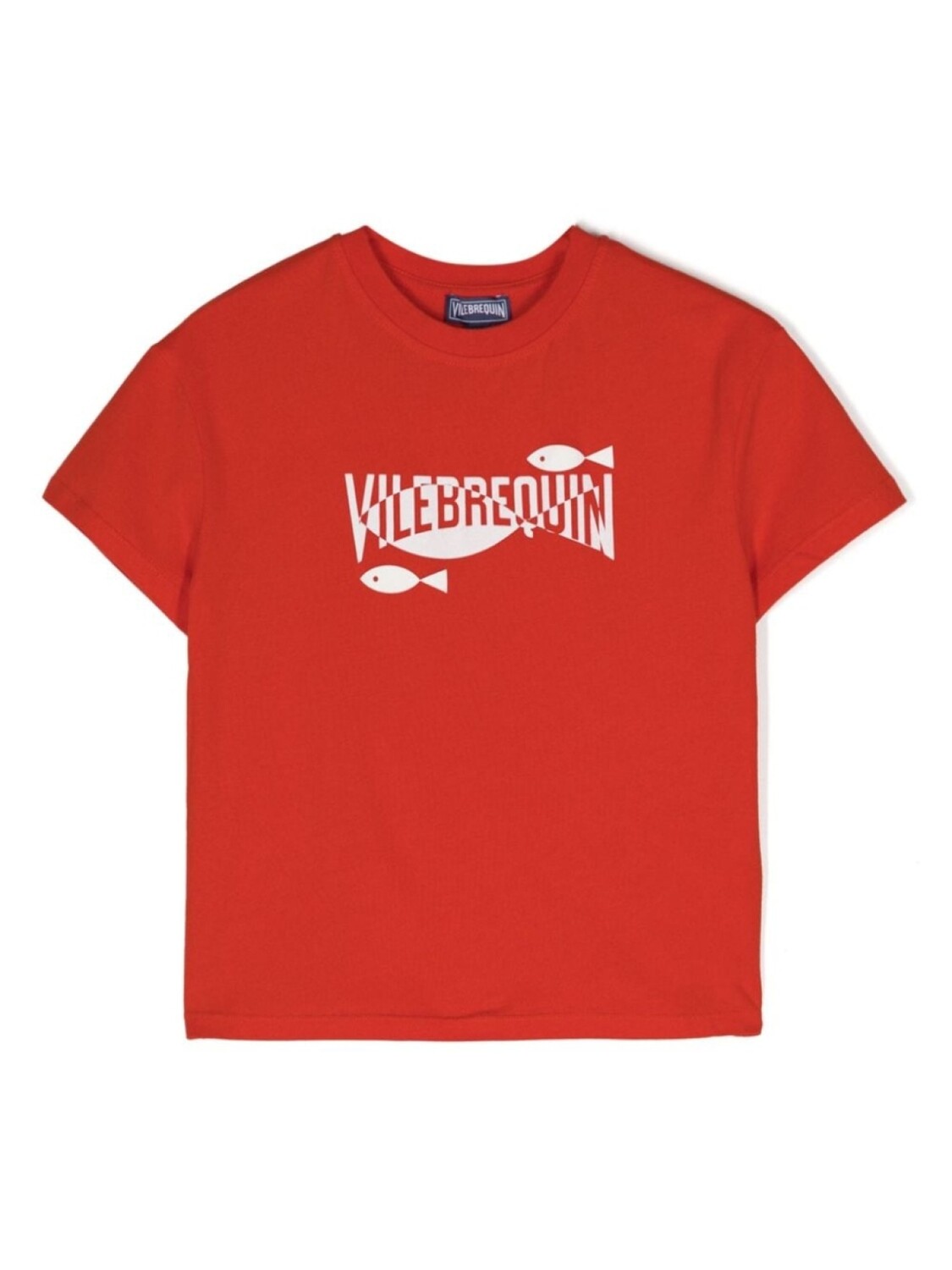 

Vilebrequin Kids футболка с логотипом, красный