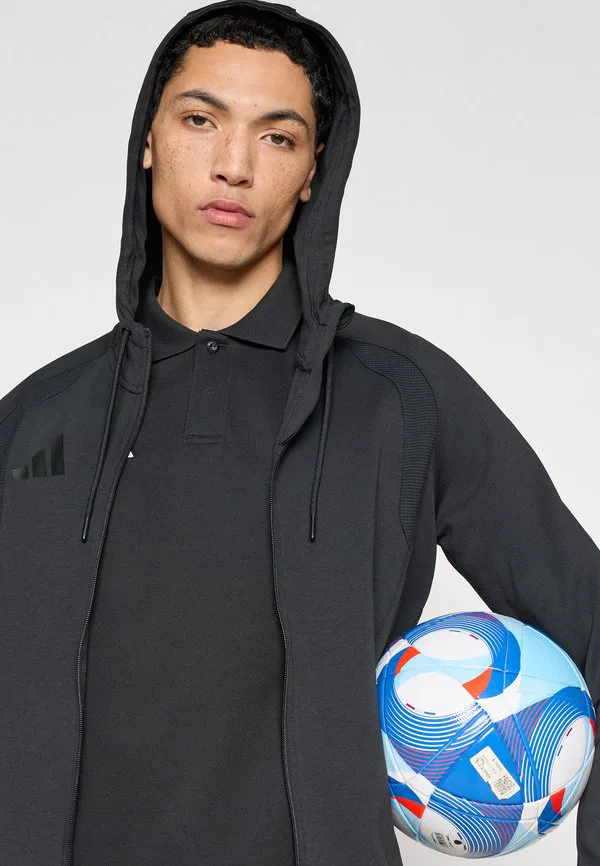 Толстовка на молнии tiro travel Adidas Performance, Black — фото 4