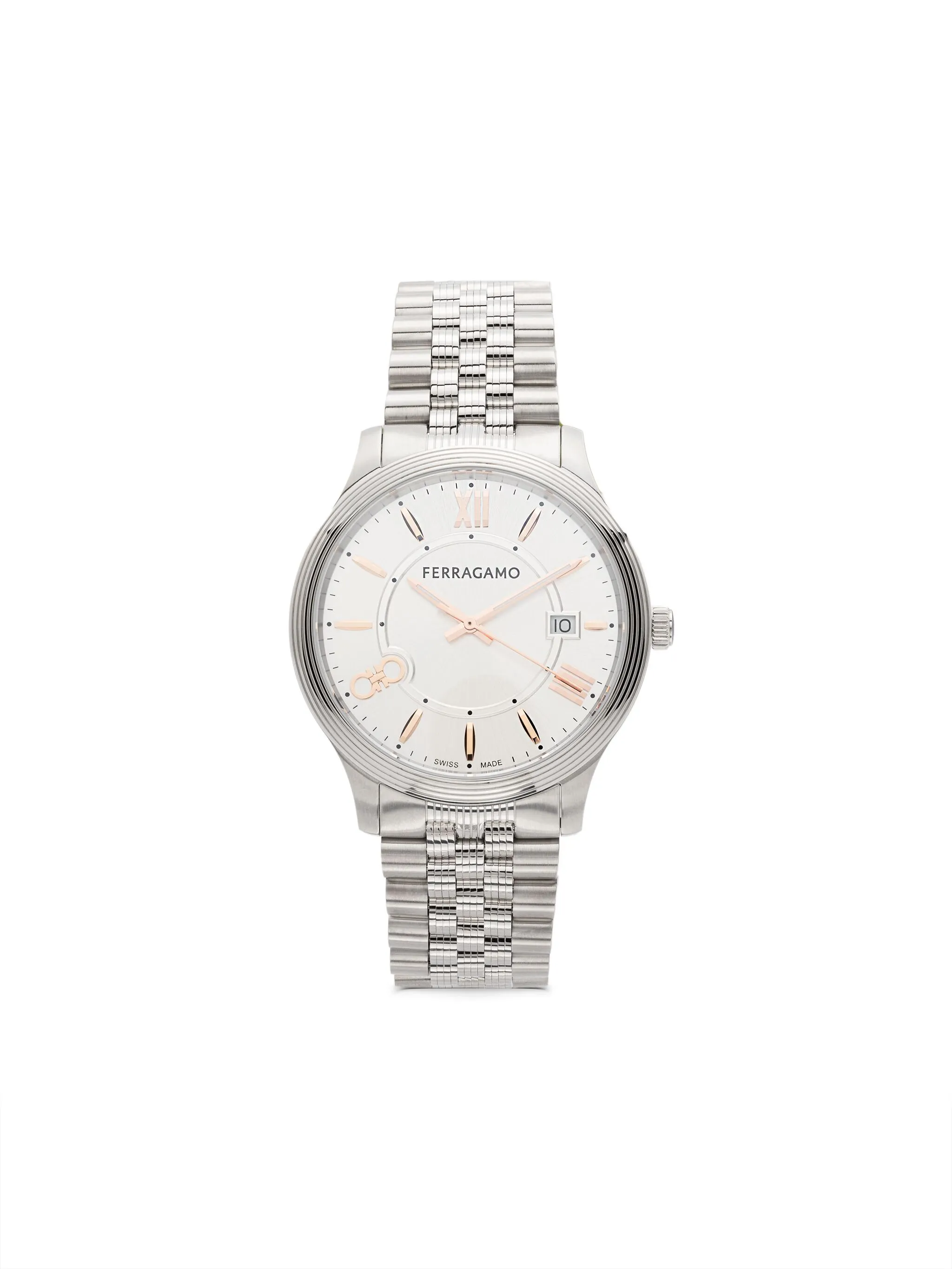 

Наручные часы Pair Duo 40 мм Ferragamo, белый