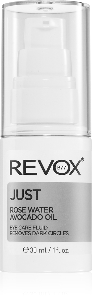 

Увлажняющий флюид для кожи вокруг глаз с розовой водой и маслом авокадо, устраняющий темные круги под глазами Revox B77, 30 мл