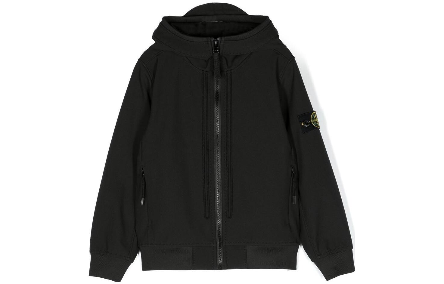 

Куртка детская Stone Island на молнии, черный