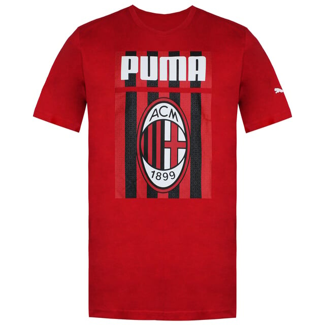 

Мужская красная футболка Ac Milan 1899 Puma, красный