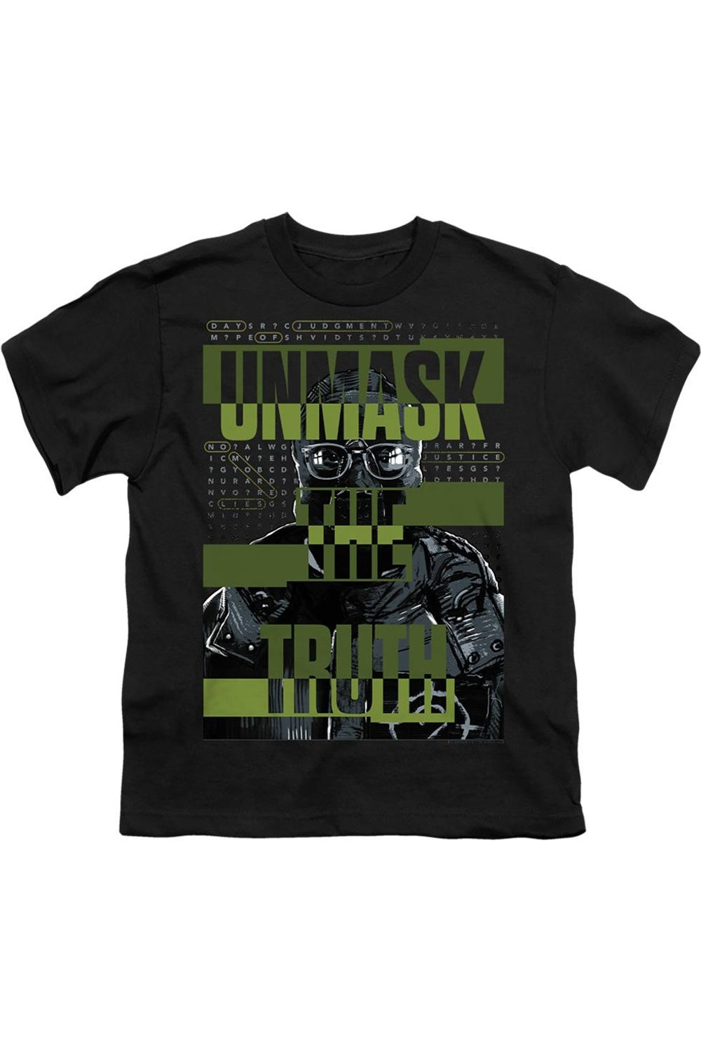 

Футболка для подростков The Batman "Раскрой правду" Gildan, черный