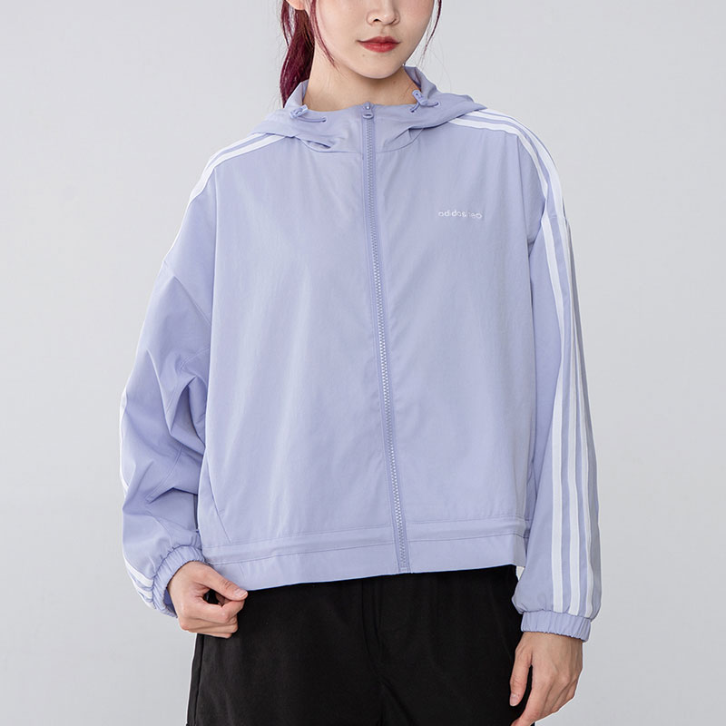 Куртка женская светло-фиолетовая Adidas Neo — фото 4