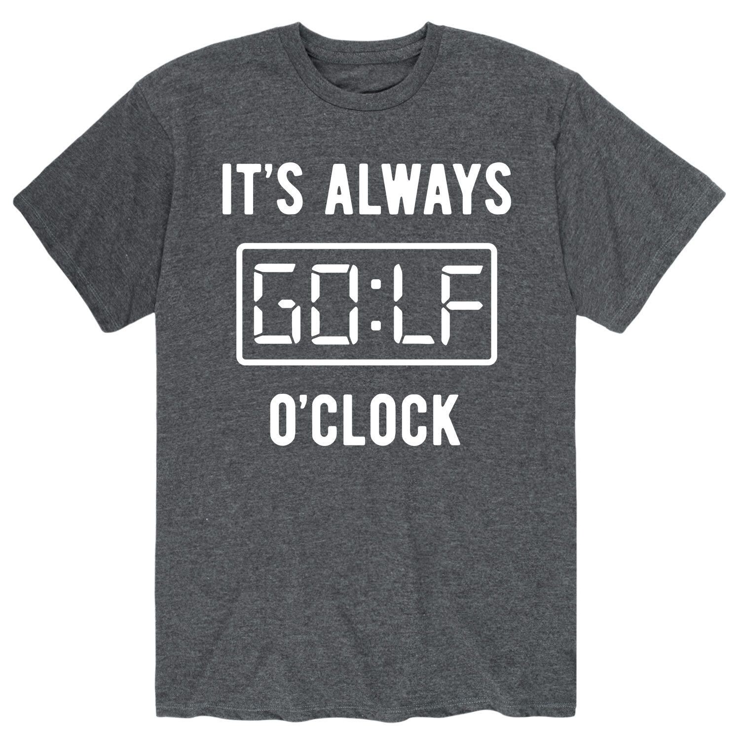 

Мужская футболка It's Always Golf O'Clock Licensed Character