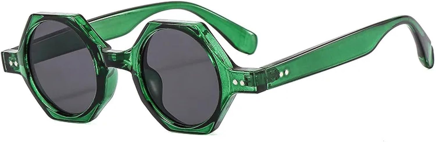 

Солнцезащитные очки с защитой от УФ-излучения UV400 | Панк-стимпанк, круглые | Для женщин и мужчин, для занятий спортом на открытом воздухе и вождения DSVIGF, C3green-black